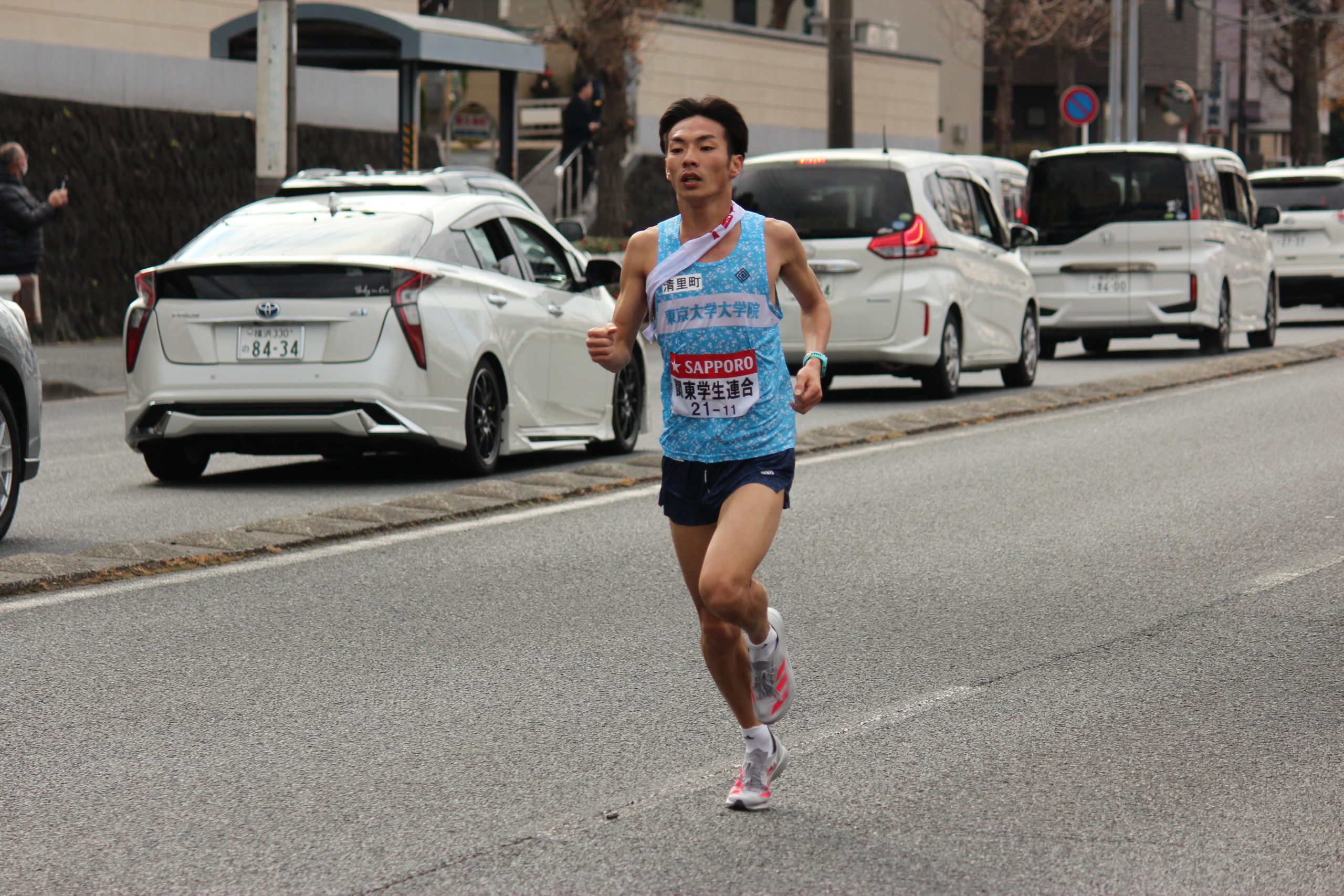 古川選手　念願の箱根路